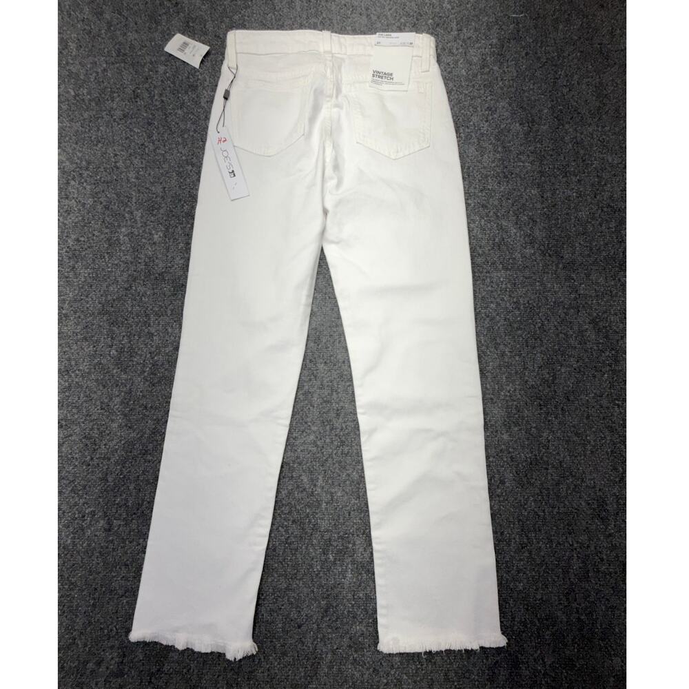 Joe's Jeans The Lara Women's 27 White Mid Rise Cigarette Ankle NWT NEW - Picture 2 of 14